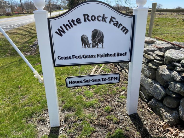 White Rock Farm Stand sign